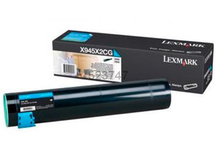 Lexmark Toner X945X2CG, cyan Toner X945X2CG, cyan Lexmark 785300124480 N. figura 1