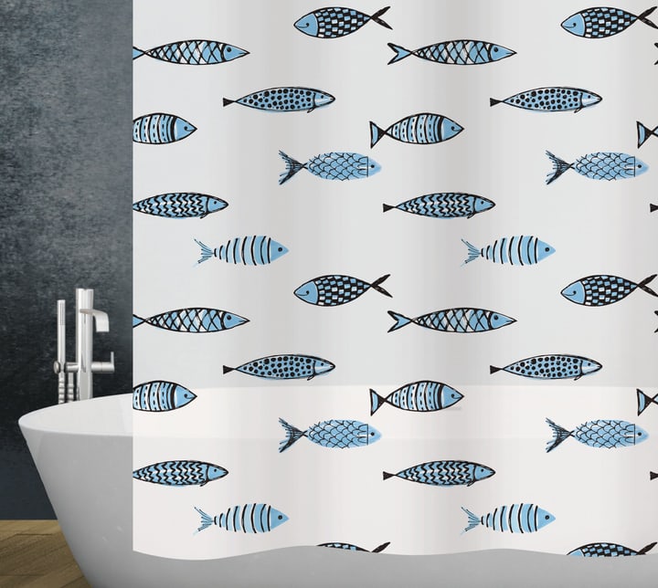 Image of diaqua Duschvorhang Fish 180 x 200 cm bei Do it + Garden von Migros