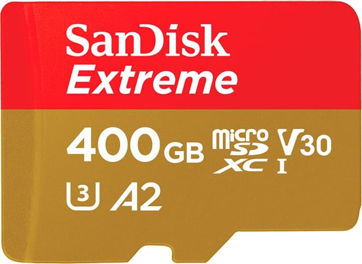 SanDisk Extreme 160MB/s microSDXC 400Go MicroSDXC Extreme 160MB/s microSDXC 400Go MicroSDXC SanDisk 785300144542 Photo no. 1