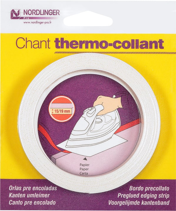 Bordo melamminico precollato 5 m, Decor: bianco opaco K101SM Bordo melamminico precollato 5 m, Decor: bianco opaco K101SM 640109000000 N. figura 1