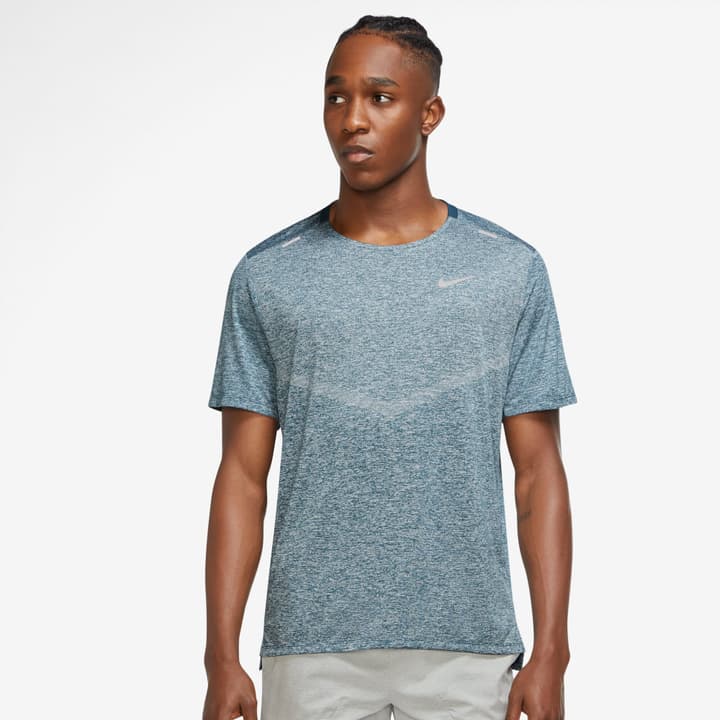 Image of Nike M Dri-FIT Rise 365 SS Laufshirt denim bei Migros SportXX
