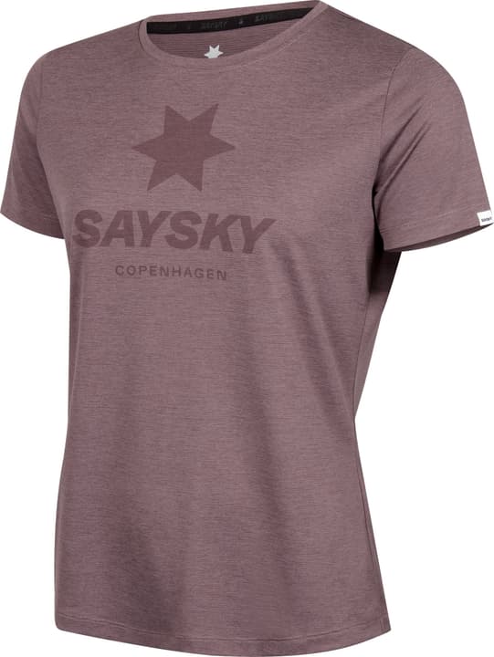 Image of Saysky W Combat Logo Laufshirt dunkelviolett