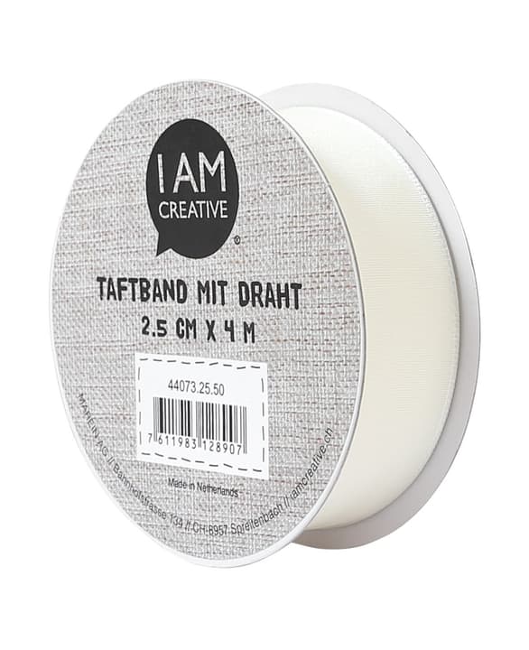 Image of I AM CREATIVE Taftband ecru 25 mm x 4 m bei Do it + Garden von Migros