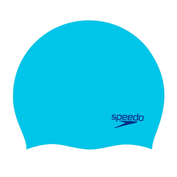 Image of Speedo Plain Moulded Silicone Junior Badekappe hellblau bei Migros SportXX