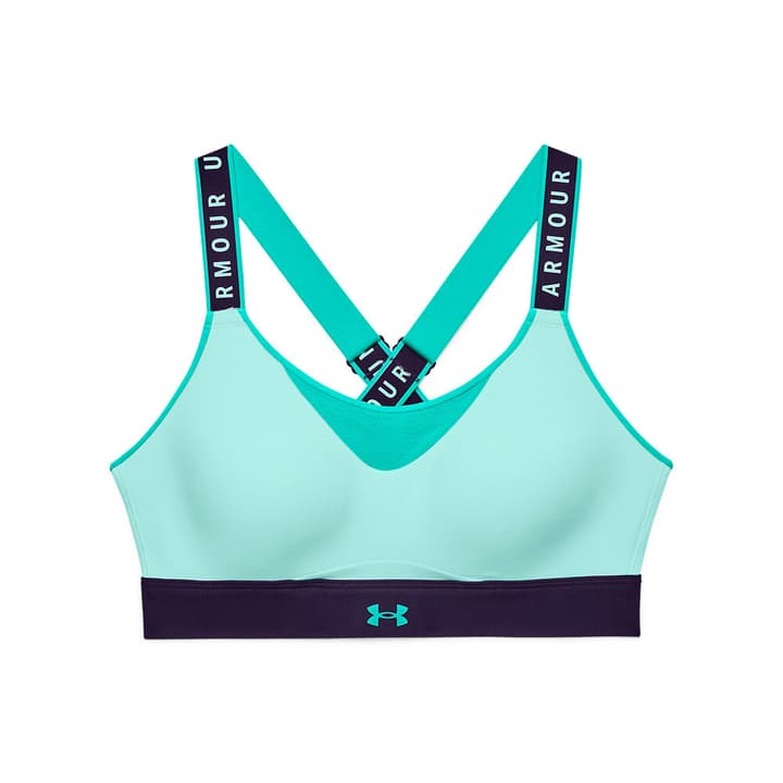 Image of Under Armour W Infinity High Bra Blockd Sport-BH mint bei Migros SportXX