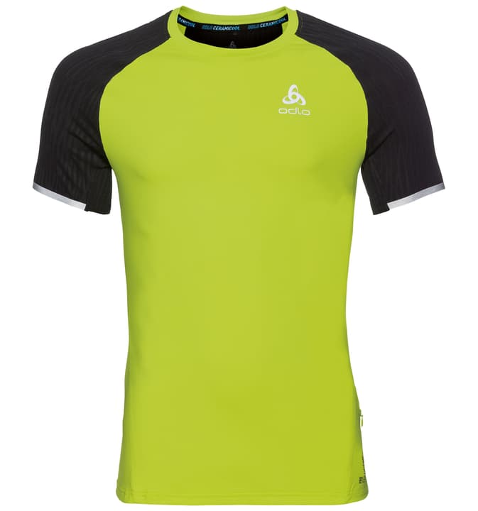Odlo ZEROWEIGHT Ceramicool BL TOP Crew neck s/s Herren-T-Shirt ZEROWEIGHT Ceramicool BL TOP Crew neck s/s Herren-T-Shirt Odlo 470157200666 Farbe Limegrün Grösse XL Bild-Nr. 1