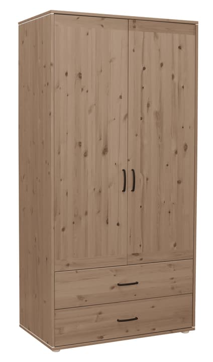 Flexa CLASSIC Schrank CLASSIC Schrank Flexa 404964400000 Grösse B: 101.0 cm x T: 56.5 cm x H: 202.5 cm Farbe Terra Bild Nr. 1