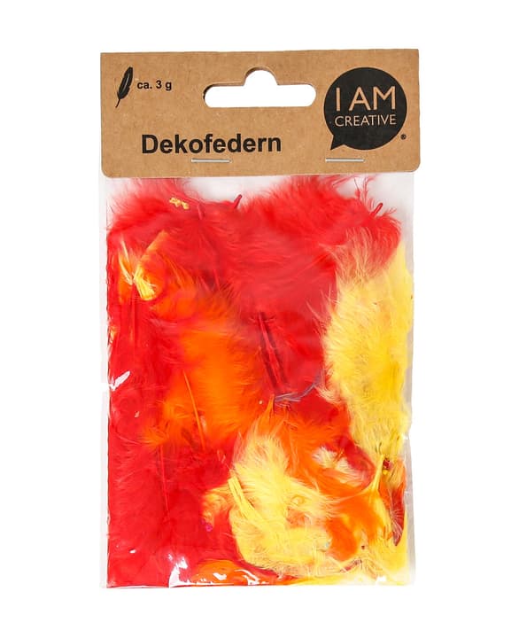 Image of Dekofedern, Federn für Dekorationen und zum Basteln, Rot-Mix, 5 - 8 cm, ca. 3 g bei Do it + Garden von Migros