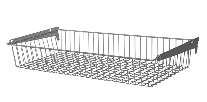 Image of ELEMENTSYSTEM Drahtkorb 800 x 350 120 mm weiss Regalsysteme bei Do it + Garden von Migros