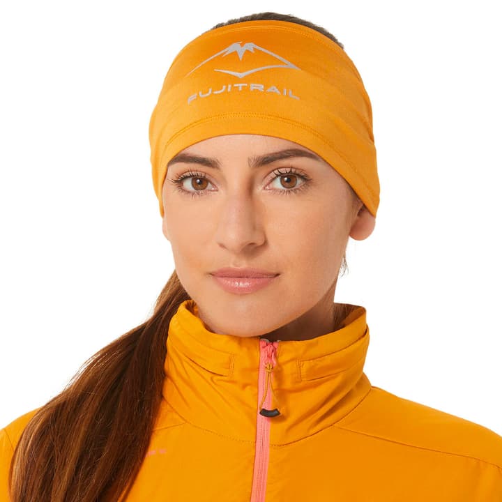 Image of Asics Fujitrail Headband Laufcap ocker