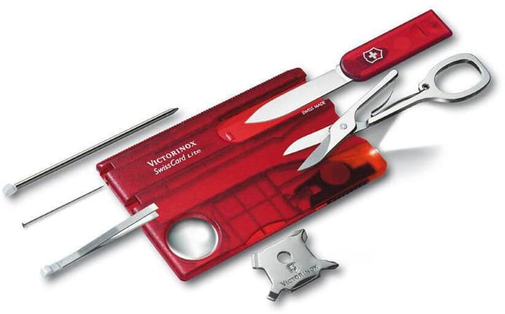Image of Victorinox Taschenmesser SwissCard Lite rot