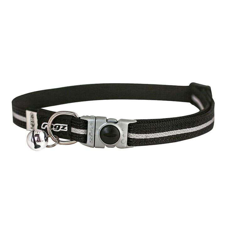 ROGZ Alleycat noir, 16,5 - 23 cm Collier