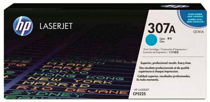 HP 307A Toner cyan (CE741A) Tonerkartusche 307A Toner cyan (CE741A) Tonerkartusche HP 798532200000 Bild Nr. 1