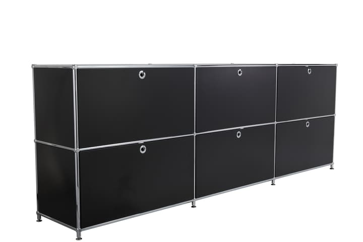 FLEXCUBE Sideboard FLEXCUBE Sideboard 401809700020 Grösse B: 227.0 cm x T: 40.0 cm x H: 80.5 cm Farbe Schwarz Bild Nr. 1