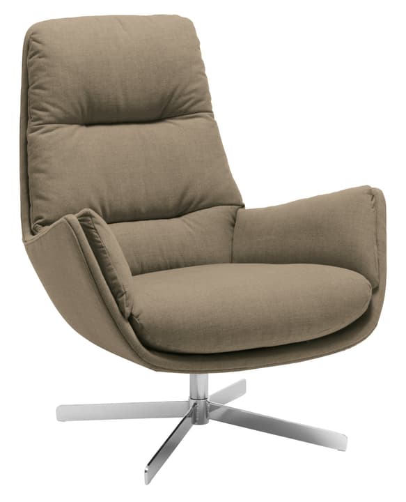 ANDRES Fauteuil ANDRES Fauteuil 402444407071 Dimensions L: 83.0 cm x P: 87.0 cm x H: 96.0 cm Couleur Marron clair Photo no. 1