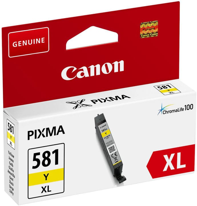Canon CLI-581XL jaune Cartouches d'encre CLI-581XL jaune Cartouches d'encre Canon 798542600000 Photo no. 1