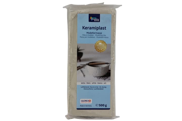 Image of Glorex Hobby Time Keramiplast weiss 500g Modelliermasse