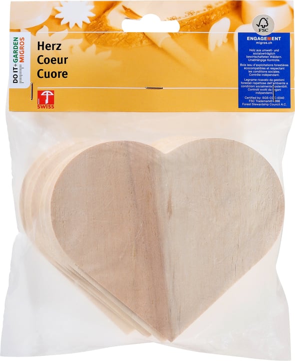 Image of Legna Creativa Herzscheiben 120 x 100mm bei Do it + Garden von Migros