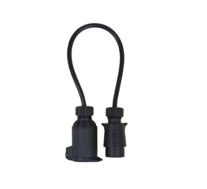 Image of Unitec Adapter mit Kabel 7 auf 13 Pol Anhänger + Caravan