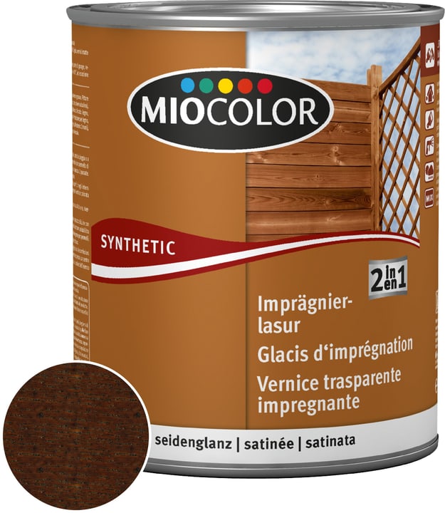 Image of Miocolor 2in1 Imprägnierlasur Wenge 750 ml bei Do it + Garden von Migros