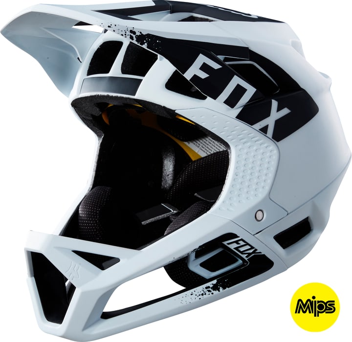 Fox Fullface Proframe Bikehelm Fullface Proframe Bikehelm Fox 465002758410 Farbe weiss Grösse 58-61 Bild Nr. 1