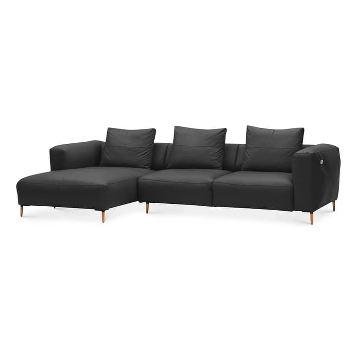 LOUIE Canapé d'angle LOUIE Canapé d'angle 360512773620 Dimensions L: 299.0 cm x P: 170.0 cm x H: 69.0 cm Couleur Noir Photo no. 1