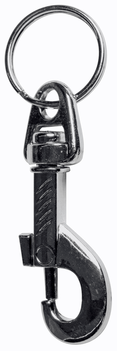Image of Meister Karabinerhaken mit Ring Zink vernickelt