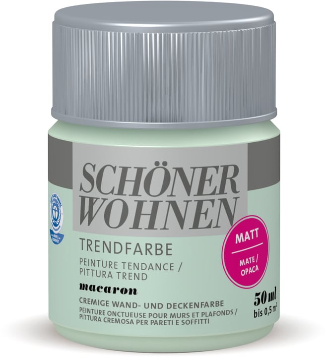 Schöner Wohnen Vernice di tendenza opaca tester Macaron 50 ml