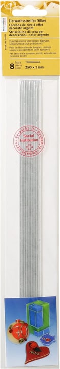 Exagon Zierwachsstreife Silber Zierwachsstreife Silber Exagon 664026100020 Colore Argenteo N. figura 1