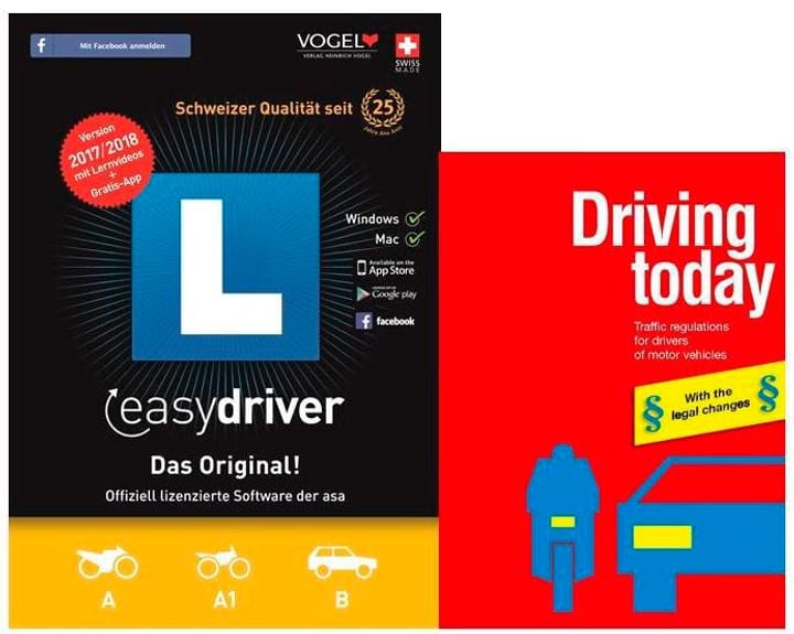 PC/Mac - easydriver 2017/18 (D/F/I/E) con libro di teoria inglese Fisico (Box) PC/Mac - easydriver 2017/18 (D/F/I/E) con libro di teoria inglese Fisico (Box) 785300122660 N. figura 1