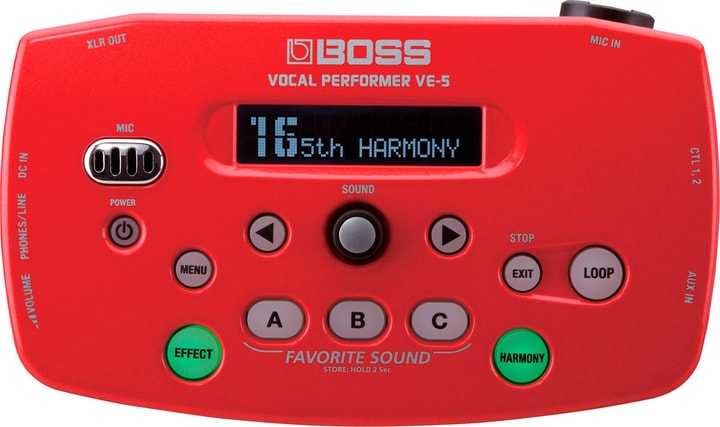 Boss VE-5 Vocal Processor VE-5 Vocal Processor Boss 785300150540 Photo no. 1