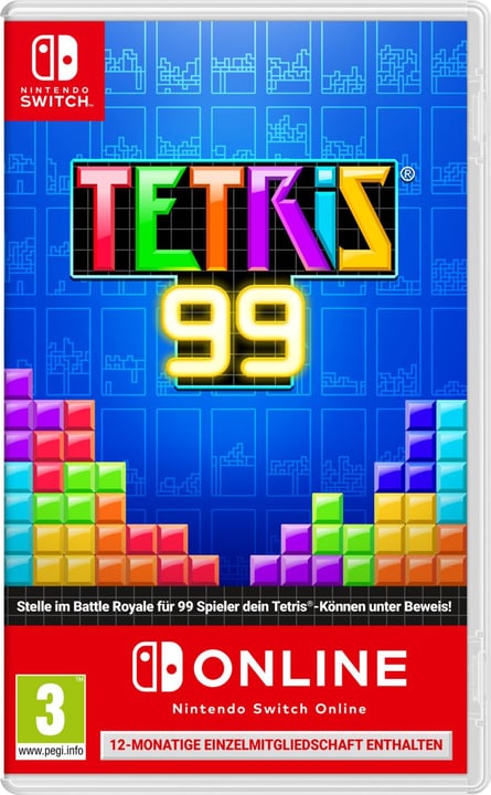 Nintendo Tetris 99 inkl. 12 Monate Mitgliedschaft Nintendo Switch Online Box Tetris 99 inkl. 12 Monate Mitgliedschaft Nintendo Switch Online Box Nintendo 785300146369 Langue Allemand Plate-forme Nintendo Switch Photo no. 1