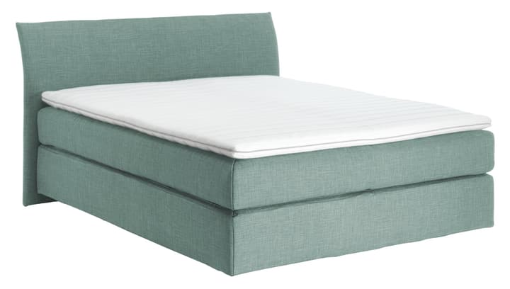 NAVIER Boxspringbett NAVIER Boxspringbett 403482200000 Farbe Hellblau Grösse B: 160.0 cm x T: 200.0 cm Bild Nr. 1