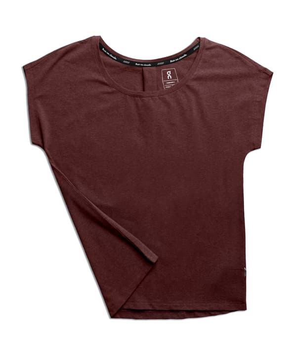 Image of On On-T Laufshirt bordeaux