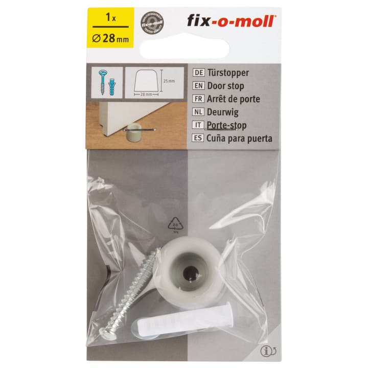 Image of Fix-O-Moll Türstopper mit Schraube Ø 28 mm 1 x