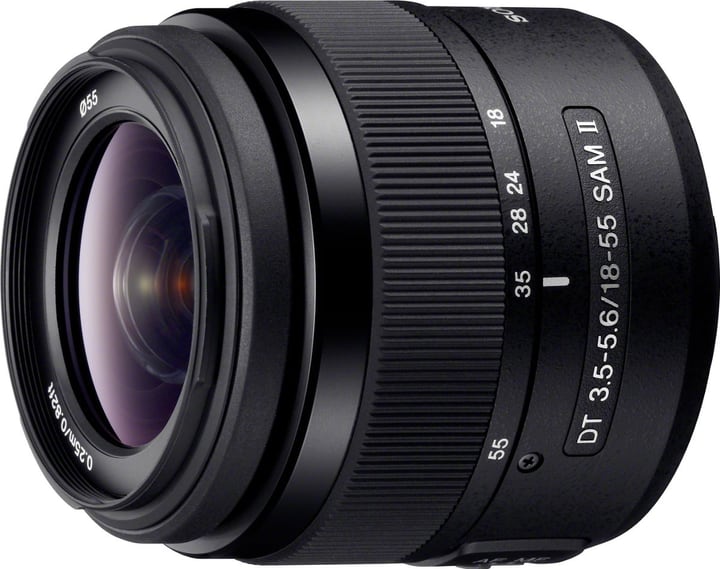 Sony A-Mount APSC 18-55mm F3.5-5.6 SAM Objectif A-Mount APSC 18-55mm F3.5-5.6 SAM Objectif Sony 785300135738 Photo no. 1
