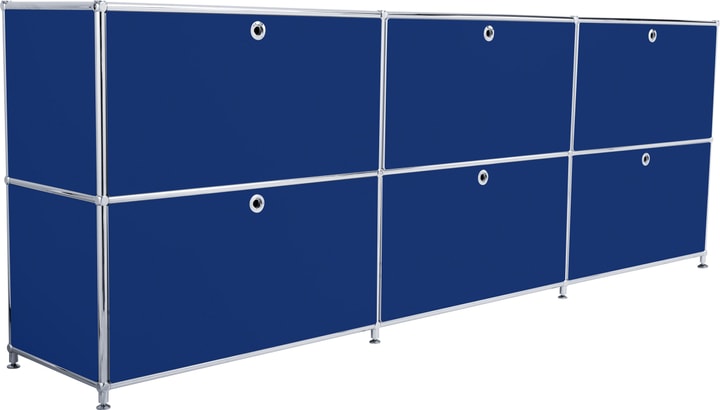 FLEXCUBE Sideboard FLEXCUBE Sideboard 401809700040 Grösse B: 227.0 cm x T: 40.0 cm x H: 80.5 cm Farbe Blau Bild Nr. 1