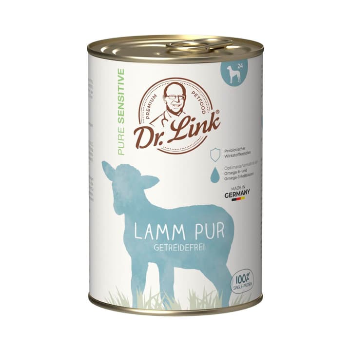 Image of Dr. Link Pure Sensitive Lamm pur, 0.4 kg Nassfutter