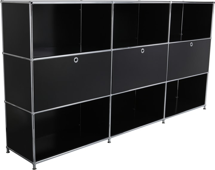 FLEXCUBE Highboard FLEXCUBE Highboard 401809800020 Grösse B: 227.0 cm x T: 40.0 cm x H: 118.0 cm Farbe Schwarz Bild Nr. 1