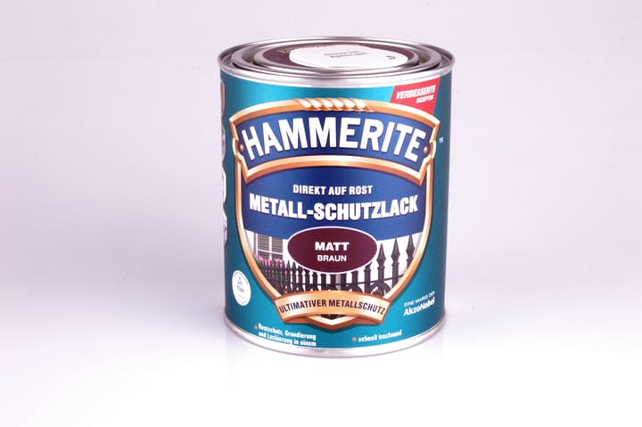 Image of Hammerite Metallschutzlack matt Braun 750 ml