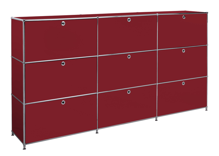 FLEXCUBE Buffet alto FLEXCUBE Buffet alto 401815030330 Dimensioni L: 227.0 cm x P: 40.0 cm x A: 118.0 cm Colore Rosso N. figura 1
