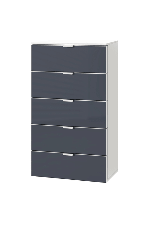 ORSON Kommode ORSON Kommode 404482100000 Grösse B: 50.0 cm x T: 42.0 cm x H: 100.0 cm Farbe Glas grau Bild Nr. 1