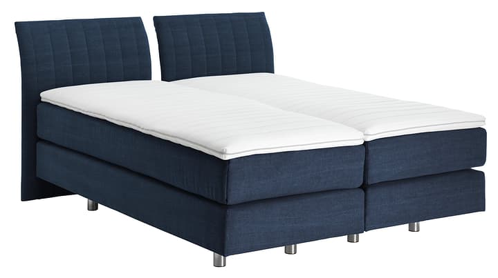 NAVIER Lit Boxspring NAVIER Lit Boxspring 403483800000 Couleur Bleu marine Dimensions L: 160.0 cm x P: 200.0 cm Photo no. 1
