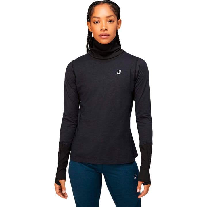 Image of Asics Wool Rib Longsleeve Top Laufshirt schwarz