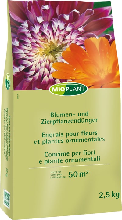 Image of Mioplant Blumendünger - und Zierpflanzendünger, 2.5 kg Feststoffdünger