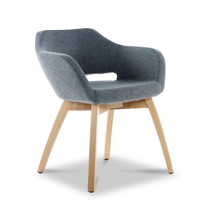 ANEL Chaise avec accoudoirs ANEL Chaise avec accoudoirs 366004679802 Dimensions L: 61.0 cm x P: 60.0 cm x H: 81.0 cm Couleur Gris Photo no. 1