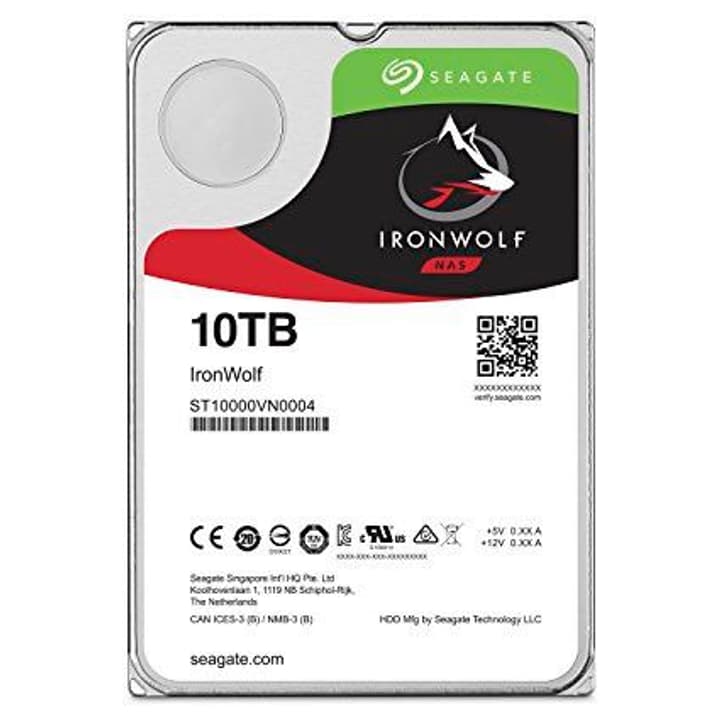 Seagate IronWolf 10TB disco rigido interno SATA 3.5" IronWolf 10TB disco rigido interno SATA 3.5" Seagate 785300124633 N. figura 1