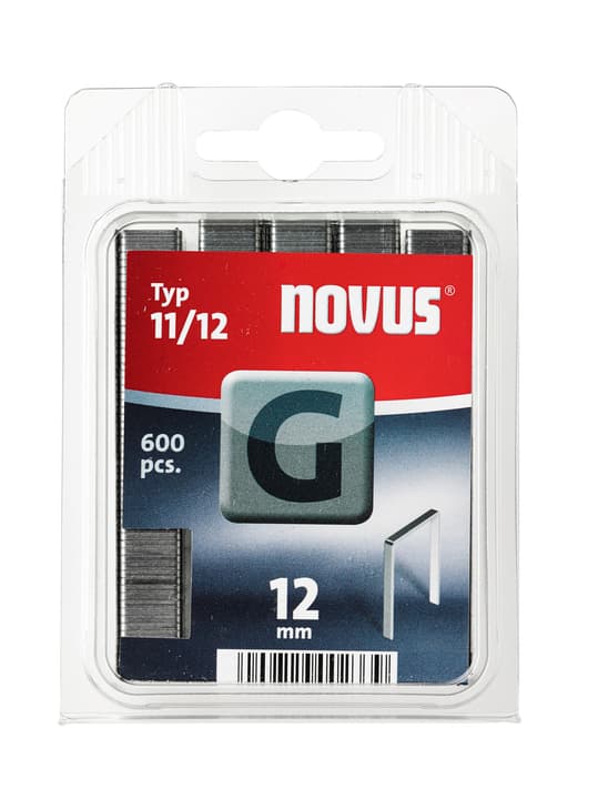 Image of NOVUS Flachdrahtklammern G Typ 11/12 Tackerklammern