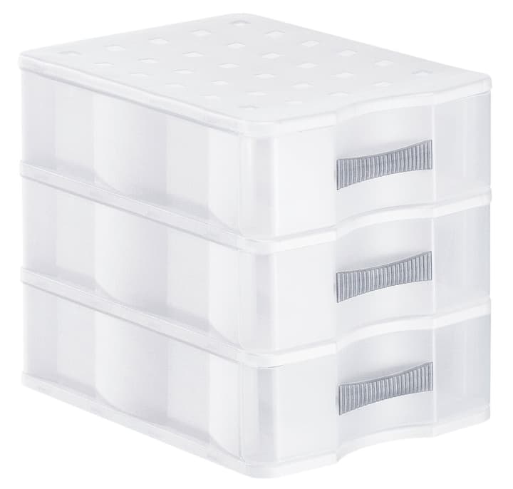 Image of Rotho Schubladenbox A5, 3 Schübe Quadrix bei Do it + Garden von Migros