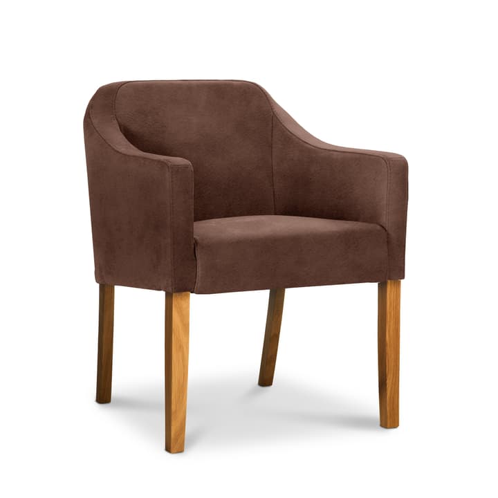 LUCAS Chaise Grizzly LUCAS Chaise Grizzly 366009236801 Dimensions L: 62.0 cm x P: 63.0 cm x H: 79.0 cm Couleur Brun Photo no. 1